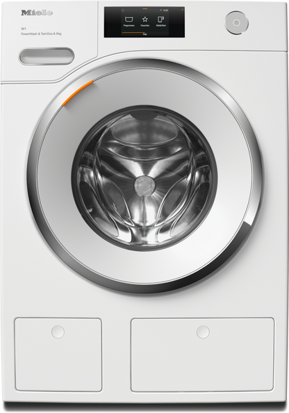9kg Front-Load Washing Machine, 1600 rpm, Auto Detergent Dosing, Steam & WiFi, White