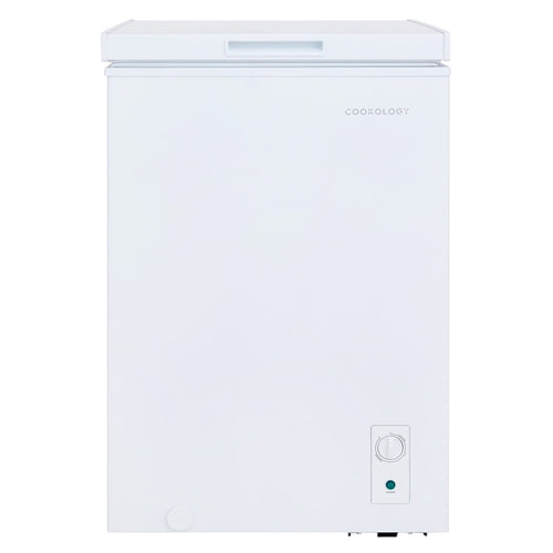 Cookology CCFZ99WH Freestanding Chest Freezer in White - 99 Litre Capacity - Suitable for Outbuildings