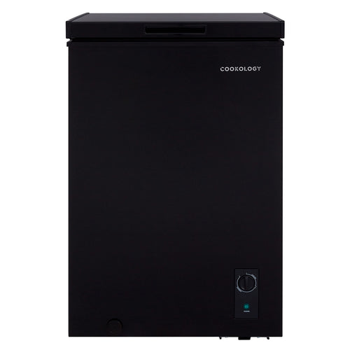 Cookology CCFZ99BK Freestanding Chest Freezer in Black - 99 Litre Capacity - For Kitchens
