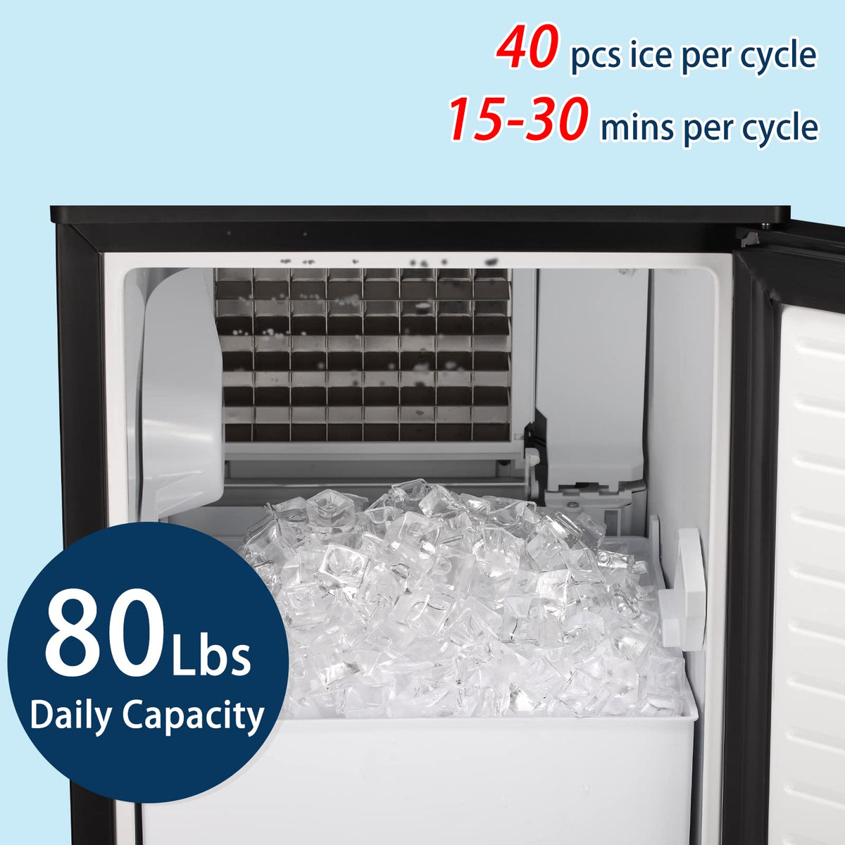 Commercial Ice Maker, Free Standing and Built In Ice Maker