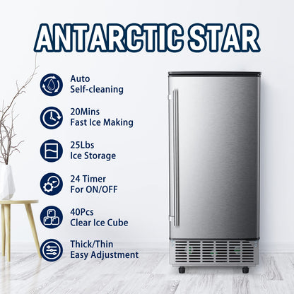 Commercial Ice Maker, Free Standing and Built In Ice Maker