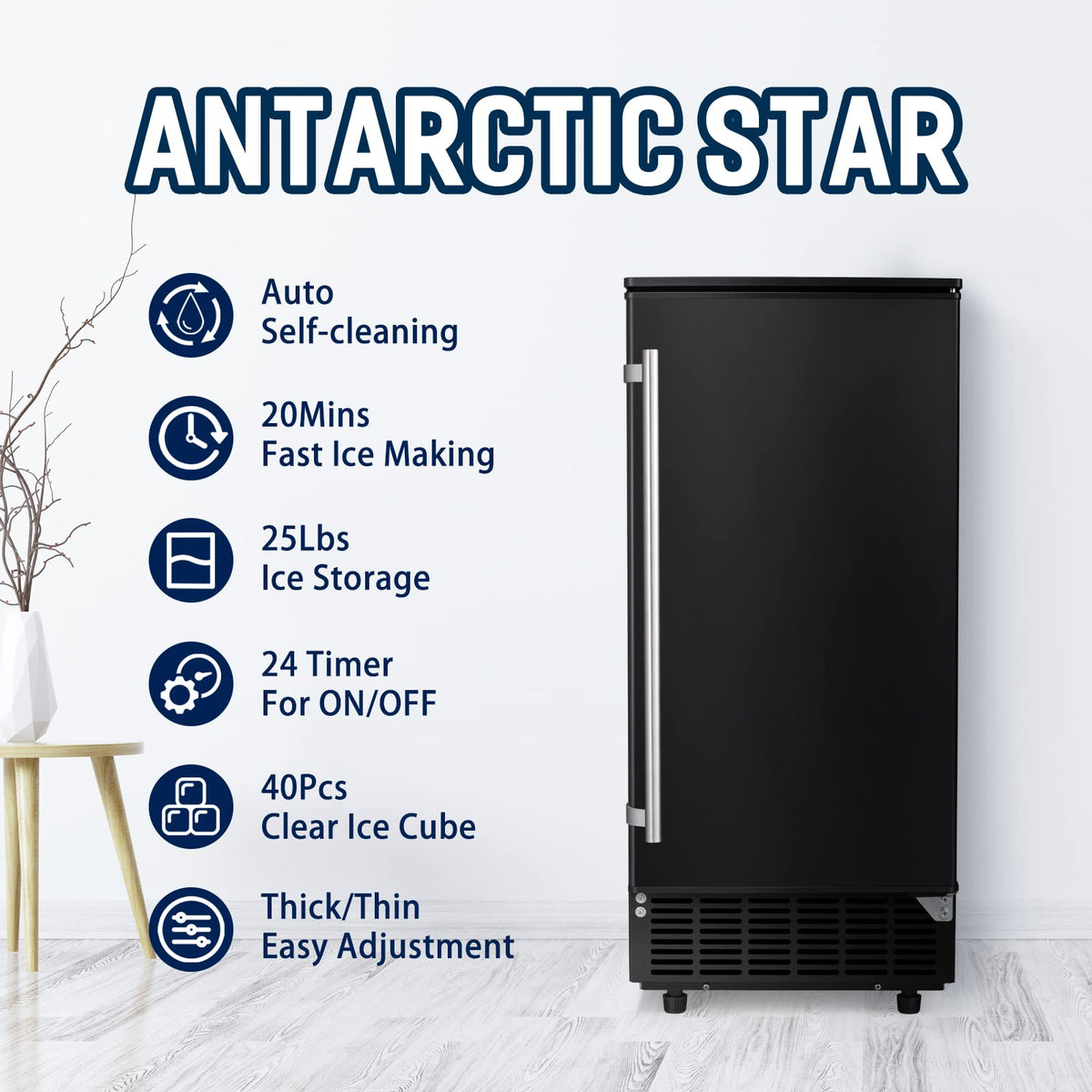 Commercial Ice Maker, Free Standing and Built In Ice Maker