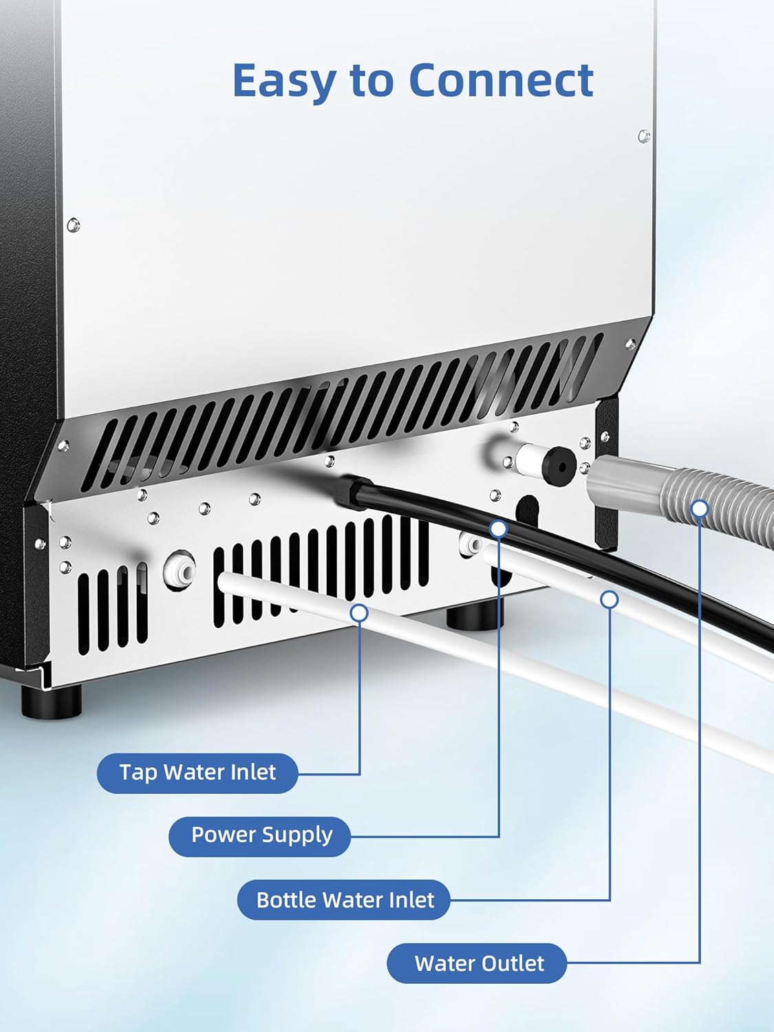 Commercial Ice Makers Machine Stainless Steel Makers Freestanding