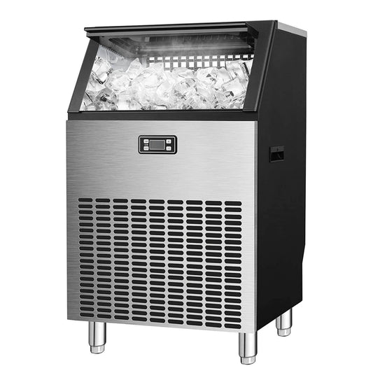 Commercial Ice Makers Machine Stainless Steel Makes 265 Lbs of Ice
