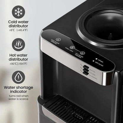 Water Cooler Dispenser with Ice Maker
