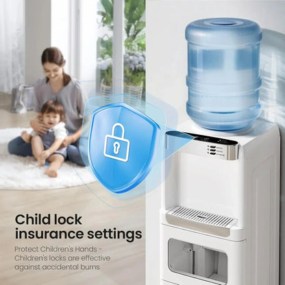 Water Cooler Dispenser with Ice Maker