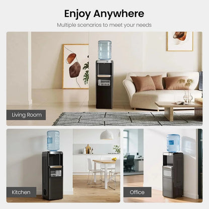 Water Cooler Dispenser with Ice Maker