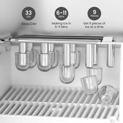 Water Cooler Dispenser with Ice Maker