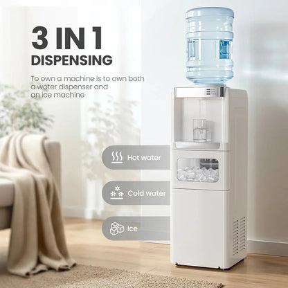 Water Cooler Dispenser with Ice Maker